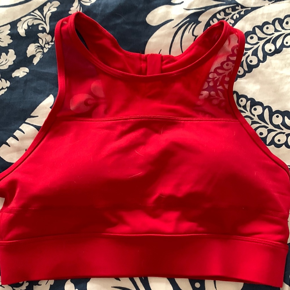 Zyia one more rep sports bra mesh.